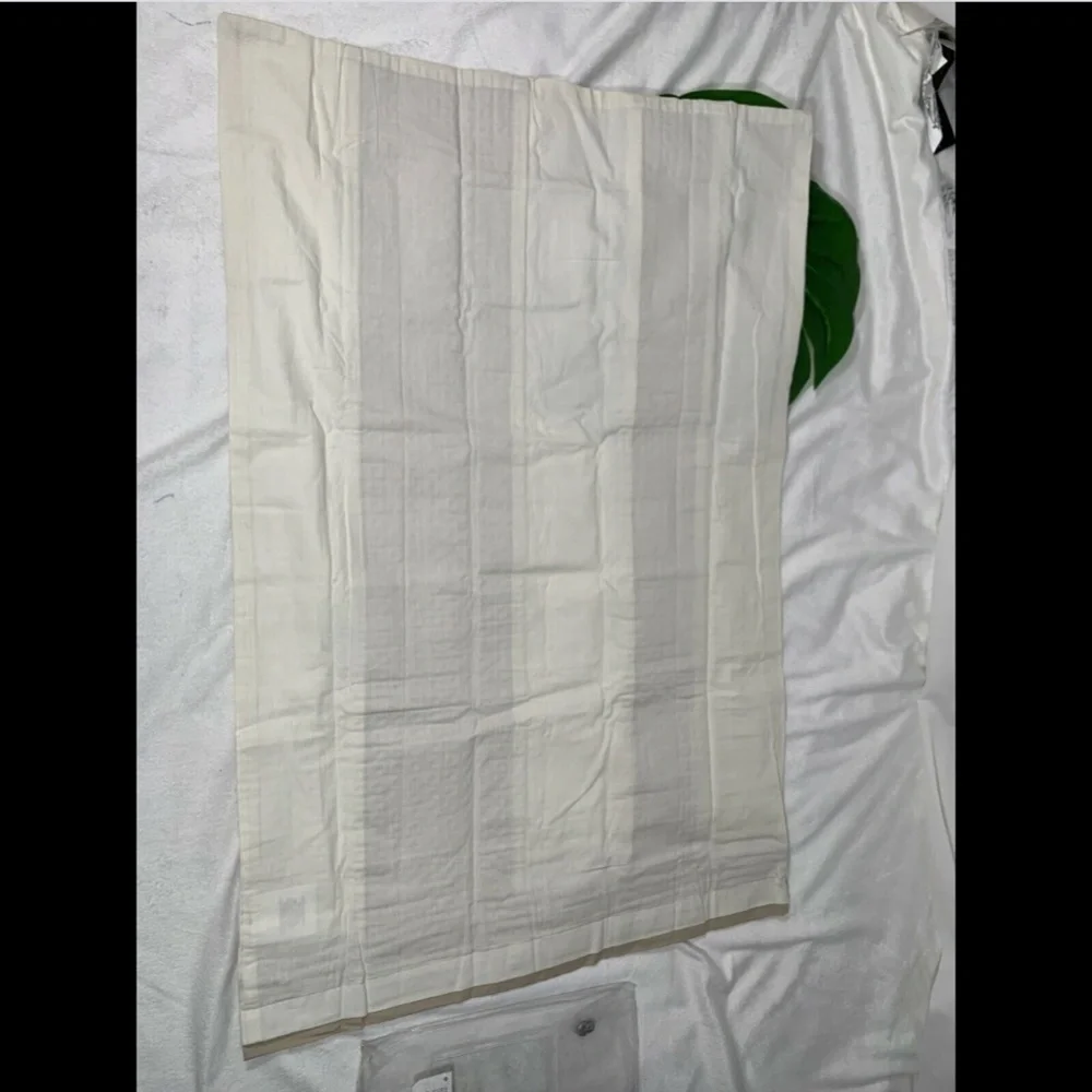 NEW Hotel Collection 100% Cotton Percale Eyelet (1) Standard Sham‎ #237
